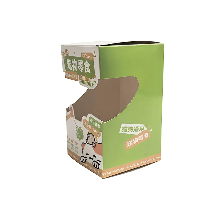 White Cardboard Window Packaging Boxes
